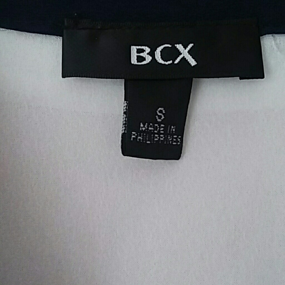 BCX color block sheer tunic Small - Picture 6 of 7